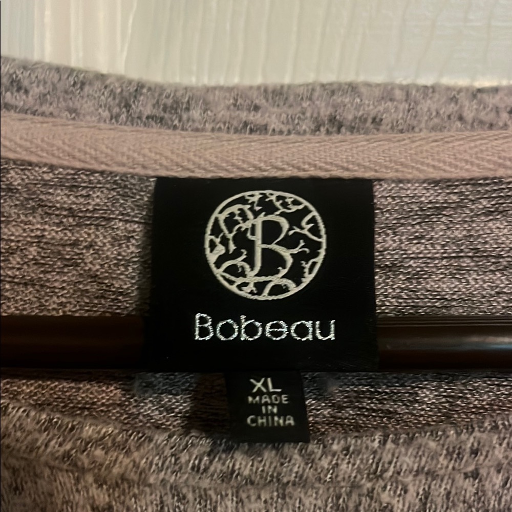Bobeau Heathered Knit Top